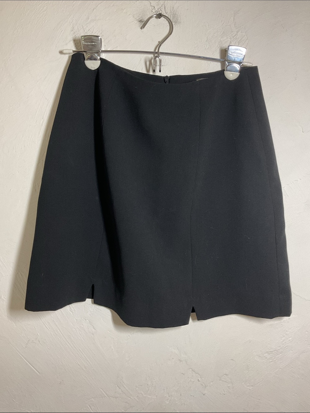 VTG Compagnie Internationale Express Black Slit Mini Skirt Size 5/6
